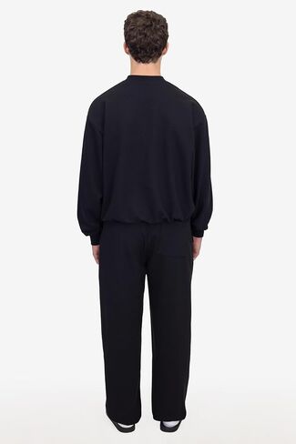 MWF1044 10 oz. Mid-Weight Poly Cotton Fleece Wide Sweatpant - Unisex, USA-Made in Saudi Arabia