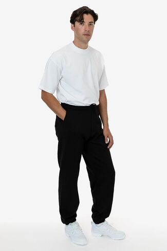 MWF1044 10 oz. Mid-Weight Poly Cotton Fleece Wide Sweatpant - Unisex, USA-Made in Saudi Arabia