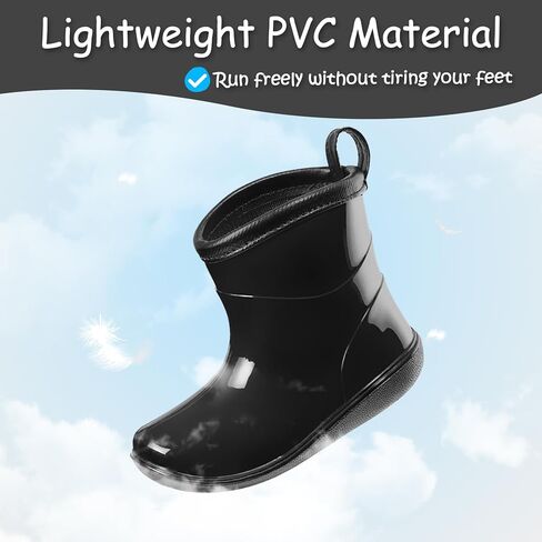 K Komforme Toddler Rain Boots Baby Easy-On Rain Shoes for Boys and Girls Rightproof Lightweight Outdoor in Saudi Arabia