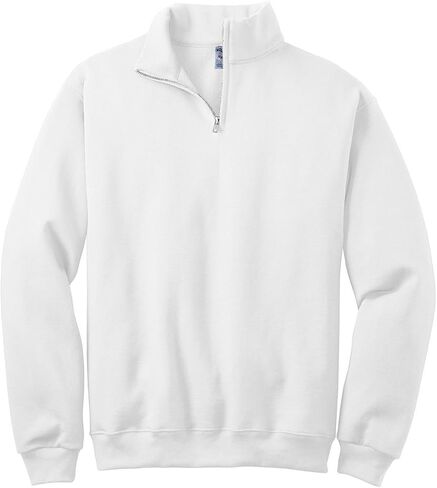 Jerzees Men's Nublend 1/4 Zip Cadet Collar Sweatshirt in Kuwait