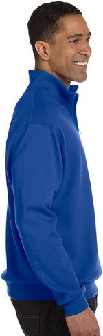 Jerzees Men's Nublend 1/4 Zip Cadet Collar Sweatshirt in Kuwait