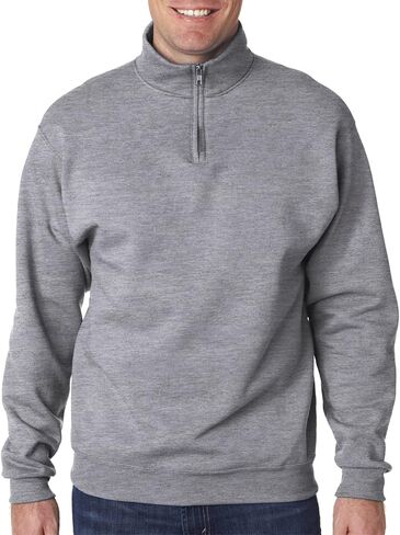 Jerzees Men's Nublend 1/4 Zip Cadet Collar Sweatshirt in Kuwait