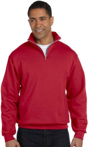 Jerzees Men's Nublend 1/4 Zip Cadet Collar Sweatshirt in Kuwait