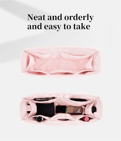 Silky Purse Insert for Chanel Boy Bags, KINGS IN BAG Purse Organizer Compatible with with Small-Boy Bag, Lightweight and Soft Touch Storage Bag for Handbag, 114 Color Options(Small, Cassis) in Saudi Arabia