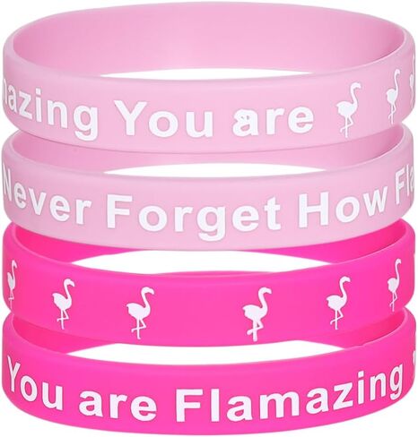 COLORFUL BLING Healing Crystal Beaded Stretch Bracelet Never Forget How Flamazing You Are Flamingo Bracelet Gifts Natural Stone Inspirational Bracelet for Women Girls in Saudi Arabia
