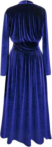 Sanctuarie Designs Plus Size Flattering Retro Velvet Starlet Robe with Attached Belt in Saudi Arabia