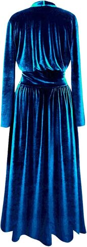Sanctuarie Designs Plus Size Flattering Retro Velvet Starlet Robe with Attached Belt in Saudi Arabia