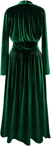 Sanctuarie Designs Plus Size Flattering Retro Velvet Starlet Robe with Attached Belt in Saudi Arabia