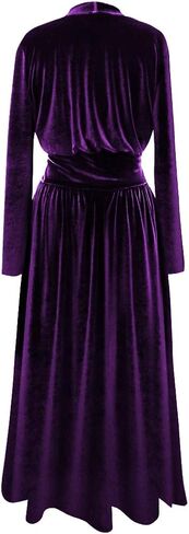 Sanctuarie Designs Plus Size Flattering Retro Velvet Starlet Robe with Attached Belt in Saudi Arabia