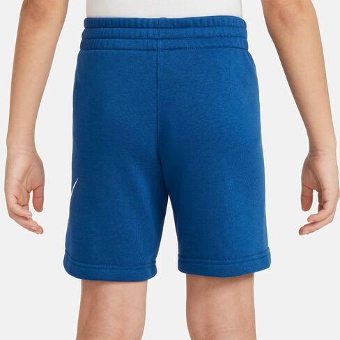Nike Sportswear Club Fleece Big Kids 'French Terry Shorts (Court Blue/White/Aquarius Blue ، FD2997-476) حجم كبير in Saudi Arabia