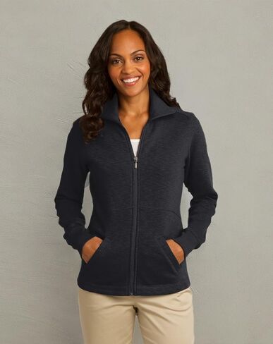 Port Authority Ladies Slub Fleece Full-Zip Jacket in Saudi Arabia