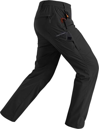Rapoo Mens Hiking Pants Lightweight Water Resistant Breathable Nylon Cargo Pants with 6 Pockets in Saudi Arabia
