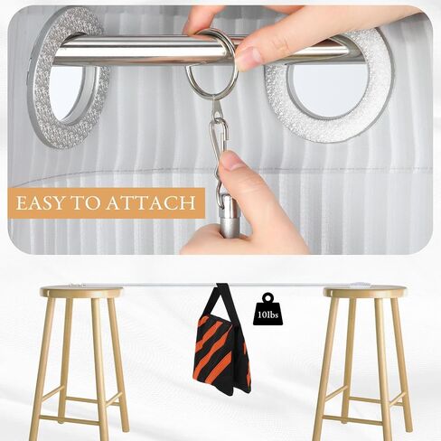 Shimeyao 6 Pack Curtain Pull Wand Stainless Steel Iron Drapery Pull Rod Versatile Metal Drapery Wand with 5 Rings and 5 Hooks for Opening Closing Curtains Homes Offices Window(Silver,36 Inch) in Saudi Arabia