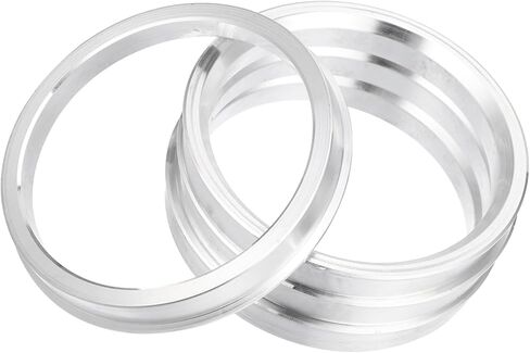 Motoforti 4pcs OD 76mm إلى ID 66.6mm Aluminy Car Hub Hub Rings Centric Wheel Bore Plasting Plastering Long in Kuwait