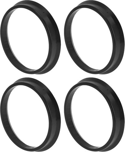 58.1mm to 56.1mm Car Wheel Hub Centric Rings Black Polycarbonate Wheels Center Shaft Shock Absorbing Hubrings 4 Pcs in Saudi Arabia