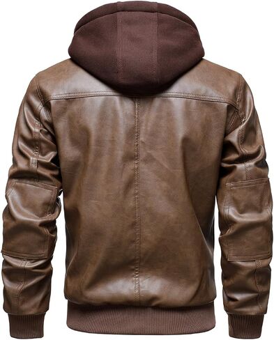 Hood Crew Men's Faux Leather Justicet in Saudi Arabia