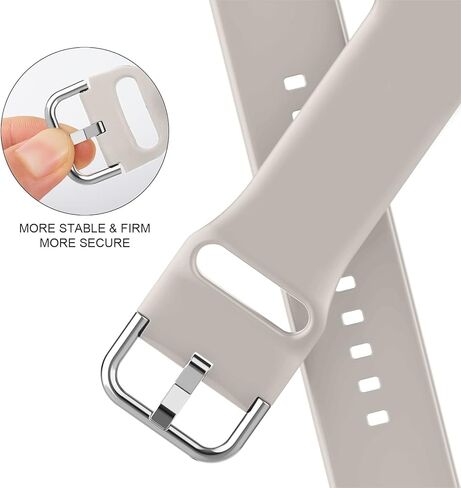 Sport Band Compatible with Apple Watch Bands 49mm 46mm 45mm 44mm 42mm 41mm 40mm 38mm, Soft Silicone Replacement Strap with Classic Clasp for iWatch Series 11 10 9 8 7 6 5 4 3 2 1 SE Ultra Women Men in Saudi Arabia