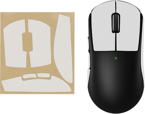 شريط قبضة ماوس kwmobile متوافق مع شريط قبضة Logitech G Pro Wireless 2 / Wireless 3 - جلد صناعي غير قابل للانزلاق - أسود in Kuwait