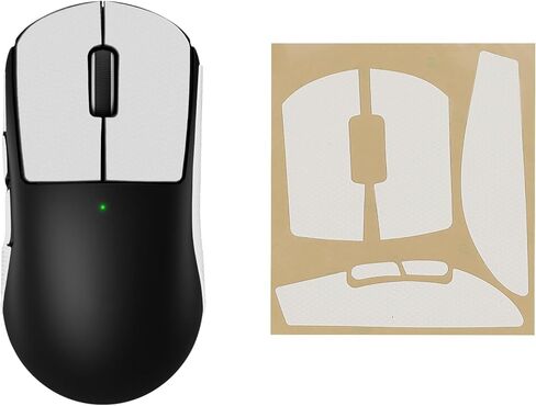 شريط قبضة ماوس kwmobile متوافق مع شريط قبضة Logitech G Pro Wireless 2 / Wireless 3 - جلد صناعي غير قابل للانزلاق - أسود in Kuwait