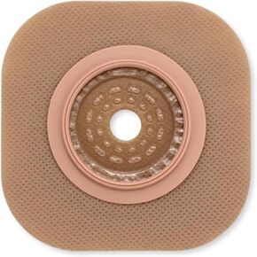Hollister 15103 New Image Flat CeraPlus Skin Barrier, Cut-to-Fit 1-3/4", 5 Pack – Flange Size 2-1/4", Red Color Match, Ostomy Skin Barrier in Kuwait
