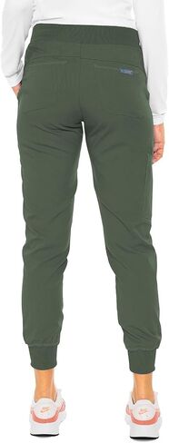 Med Couture Women's Scrub Set V-Neck Shirttail Top MC7459 Jogger Yoga Pant MC7710 with 2-Way Stretch & Ultra Soft Fabric in Saudi Arabia