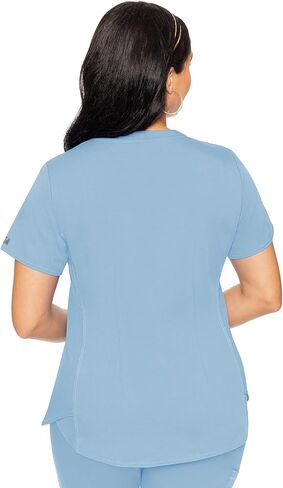 Med Couture Women's Scrub Set V-Neck Shirttail Top MC7459 Jogger Yoga Pant MC7710 with 2-Way Stretch & Ultra Soft Fabric in Saudi Arabia