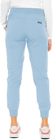 Med Couture Women's Scrub Set V-Neck Shirttail Top MC7459 Jogger Yoga Pant MC7710 with 2-Way Stretch & Ultra Soft Fabric in Saudi Arabia