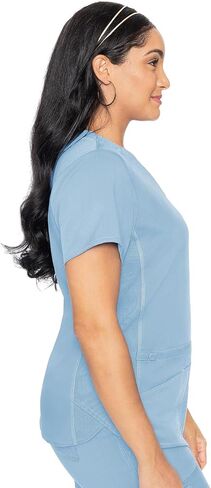 Med Couture Women's Scrub Set V-Neck Shirttail Top MC7459 Jogger Yoga Pant MC7710 with 2-Way Stretch & Ultra Soft Fabric in Saudi Arabia