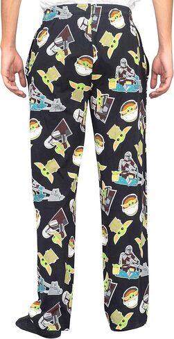 امتياز حرب النجوم المسلسل التلفزيوني Madalorian Baby Yoda The Child Grogu للجنسين للعطلات فكرة Pajama Lounge Pants in Kuwait