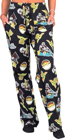 امتياز حرب النجوم المسلسل التلفزيوني Madalorian Baby Yoda The Child Grogu للجنسين للعطلات فكرة Pajama Lounge Pants in Kuwait