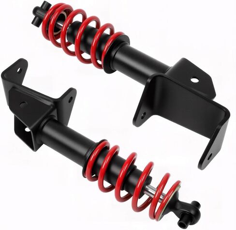 Yamaha G29 Front Shocks Absorbers Fit Yamaha G29 Drive Golf Carts Passenger and Driver Side OEM JW2-F3390-00-00 JW2-F3350-00(Black) in Kuwait