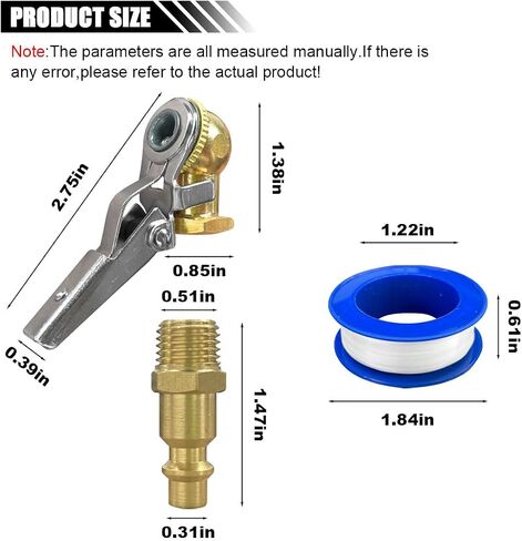 2pcs مغلق الكرة تشاك مع مقطع ، 1/4 "fnpt ثنائية الاتصال مقطع هواء على تشاك ، قفل تشاك هواء الإطارات مع سدادة سريعة ، فوهة تدفق الإطارات لإكسسوارات ضاغط هواء الإطارات in Saudi Arabia
