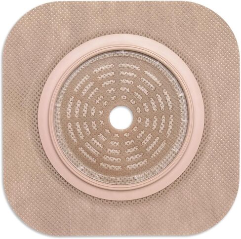 Hollister 15103 New Image Flat CeraPlus Skin Barrier, Cut-to-Fit 1-3/4", 5 Pack – Flange Size 2-1/4", Red Color Match, Ostomy Skin Barrier in Kuwait