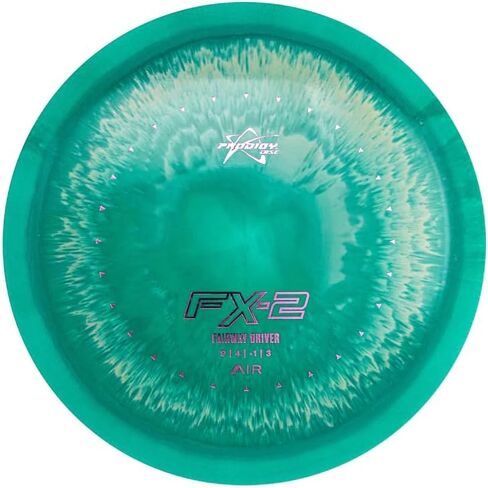 Prodigy Disc FX-2 AIR | Lightweight Disc Golf Fairway Driver | Overstable Flight in All Conditions | New Lightweight Plastic | Alternative to Innova Firebird | Colors May Vary in Saudi Arabia
