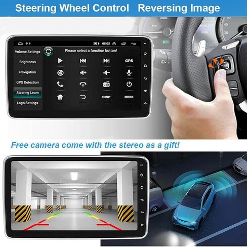 Upgraded Android 13 Car Stereo Fit for Dodge RAM 1500 2500 3500 Truck 2003-2005 9 Inch Car Radio with Carplay&Android Auto Support GPS Navigation/Backup Camera,FM/RDS/Bluetooth/IPS Touch Screen in Kuwait