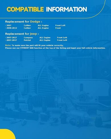 PHILTOP قطعتان من مفصل التوجيه الأمامي ومجموعة محور تحمل العجلات متوافقة مع باتريوت 2007-2017، بوصلة 2007-2017، كاليبر 2007-2012، جانب الركاب والسائق يستبدل 698-410، 698-411 in Saudi Arabia