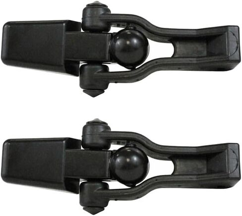 Mytee Products 2 Pack Hood Latch Assembly Compatible with Kenworth T600 T800 W900 T600A Trucks - Heavy Duty Replacement Hood Latch Replaces K147-107 315-5402 HLK1000 K147-106 K147107 K147C106 in Kuwait