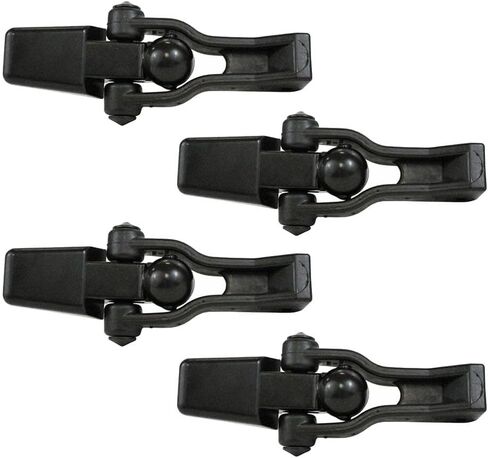 Mytee Products 2 Pack Hood Latch Assembly Compatible with Kenworth T600 T800 W900 T600A Trucks - Heavy Duty Replacement Hood Latch Replaces K147-107 315-5402 HLK1000 K147-106 K147107 K147C106 in Kuwait