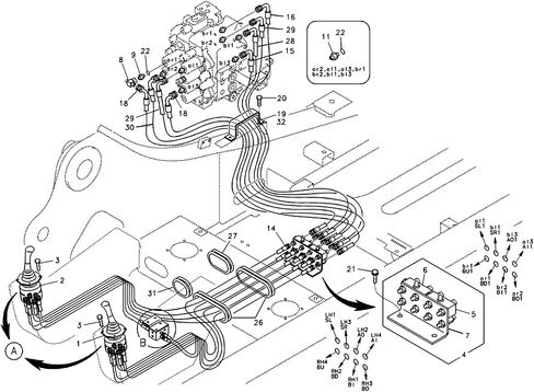 VOE145557287 VOE14510420 VOE14557289 نوبات عصا التحكم لفولفو EC140B EC160B EC180B in Saudi Arabia