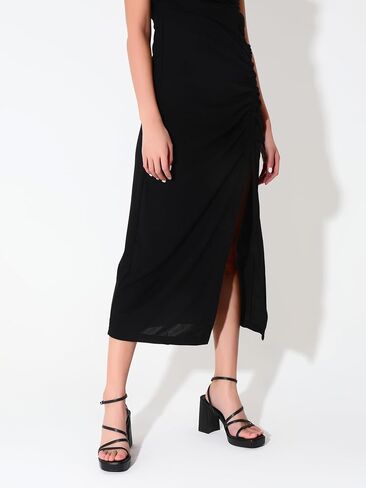 Shoe'N Tale Platform Heels for Women Strappy Block Chunky Heels Square Toe Ankle Buckle Sandals in Saudi Arabia