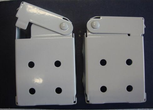 Box Mounting Brackets for 2" Wood Blinds or Faux Wood Color White in Saudi Arabia