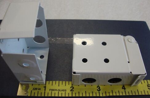Box Mounting Brackets for 2" Wood Blinds or Faux Wood Color White in Saudi Arabia