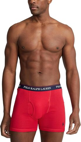 Polo Ralph Lauren 3 قطع من الملابس الداخلية ذات المقاس الكلاسيكي للملاكم Cruise Navy/Yellowfin/Rugby Royal All Over Pony Player/Rugby Royal MD in Saudi Arabia