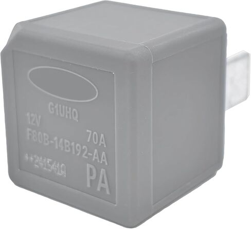 2-pack F80B-14B192-AA Relay-70A 12VDC 4-Pin SPST استبدال V23136-J4-X62 ، متوافق مع Ford 2000-2023 Focus ، Mondeo ، Fiesta ، مضخة الوقود الإصلاحية ، مروحة التبريد والأخطاء الكهربائية in Saudi Arabia
