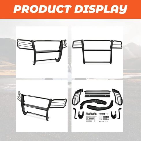 Kojem Brush Grill Guard متوافق مع 2005-2014 Toyota Tacoma الأمامي المصد حماية Grille Bar Bar Bar المسحوق المطلي باللون الأسود in Saudi Arabia