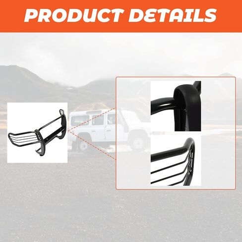 Kojem Brush Grill Guard متوافق مع 2005-2014 Toyota Tacoma الأمامي المصد حماية Grille Bar Bar Bar المسحوق المطلي باللون الأسود in Saudi Arabia