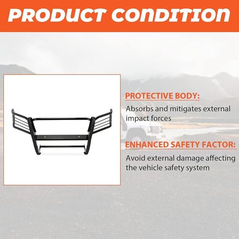 Kojem Brush Grill Guard متوافق مع 2005-2014 Toyota Tacoma الأمامي المصد حماية Grille Bar Bar Bar المسحوق المطلي باللون الأسود in Saudi Arabia