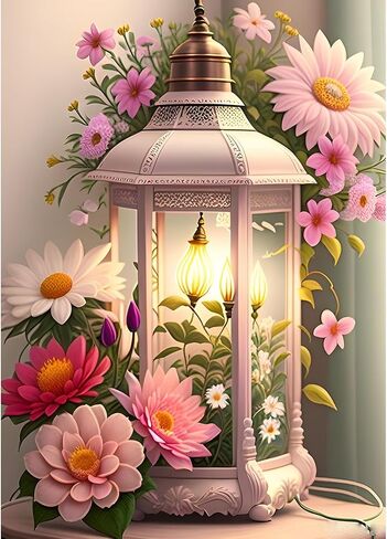 HEIBAGO Moon Diamond Art Kits for Adults, Night Diamond Painting Kits for Adult Beginners, Full Round Drill Diamond Painting, Art Gem Painting Kits for Home Wall Decor 12x12inch in Saudi Arabia