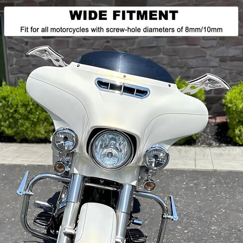Motorcycle Mirrors Black Diamond Rearview Side Mirror Blue Lens 8MM 10MM 360 Degree Universal Replacement for Harley Softail Dyna Sportster Street Bike Scooter Chopper Cruiser in Kuwait