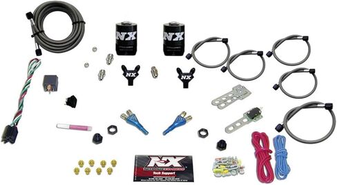 Nitrous Express-Ford EFI Dual Mudual Nitrous Kit (100-300HP) W/O BOTTER (20115-00) in Saudi Arabia